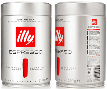 Коллекция жестяных банок Illy